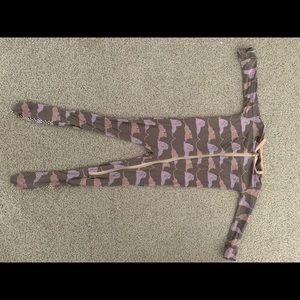 Kickee pants footie with zipper